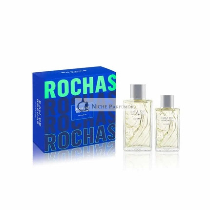 Eau De Rochas Homme Eau De Toilette Spray Set 2 Stück, 100ml