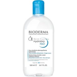   Bioderma Hydrabio H2O Tisztító és Hidratáló Micellás Víz Dehidratált Bőrre, 500ml