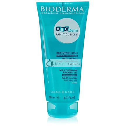 Bioderma ABCDerm Gel Moussant Mild Cleansing Foaming Gel reinigendes Nährgel für Kinder 200 ml