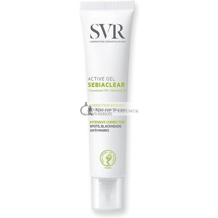 SVR SEBIACLEAR Aktív Pattanás Elleni Arckrém Zsíros Bőrre 14% Gluconolactone, 4% Niacinamide, 40ml