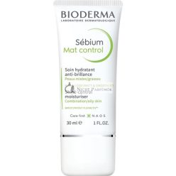   Bioderma Sébium Mat Control Mattifying Arckrém Keverékes és Zsíros Bőrre, 40ml