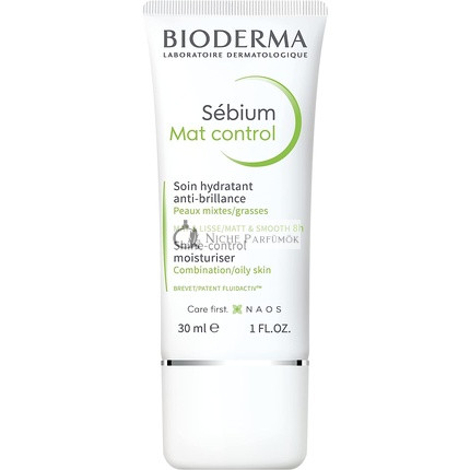 Bioderma Sébium Mat Control Mattifying Arckrém Keverékes és Zsíros Bőrre, 40ml