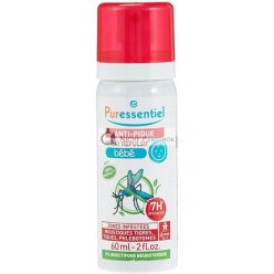   Puressentiel Anti-Bite Rovarriasztó Spray Babák Számára, 60ml