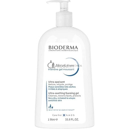 Bioderma Atoderm Intensive Schaumgel Gesichtsreinigungsgel, 1000ml