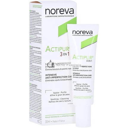 Noreva Actipur 3in1 Javító és Pórustisztító Anti-Acne Ápolás 30ml