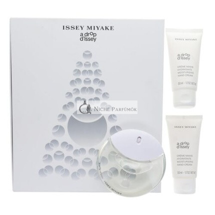 Issey Miyake A Drop D'issey Eau de Parfum, 50ml, 2x50ml Kézkrém készlet