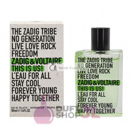 Zadig & Voltaire This is Us! L'eau For All Eau De Toilette Spray, 50ml