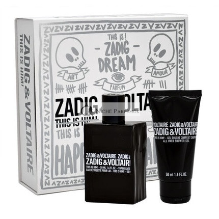 Zadig & Voltaire This is Him, 50ml Eau de Toilette und 50ml Duschgel