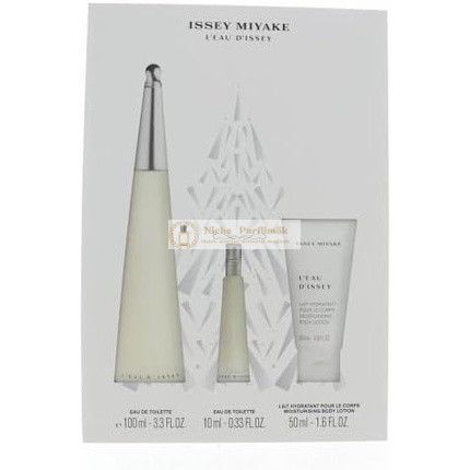 Issey Miyake L'eau D'issey 100ml 3 Részes Ajándékcsomag: Eau De Toilette - Testápoló