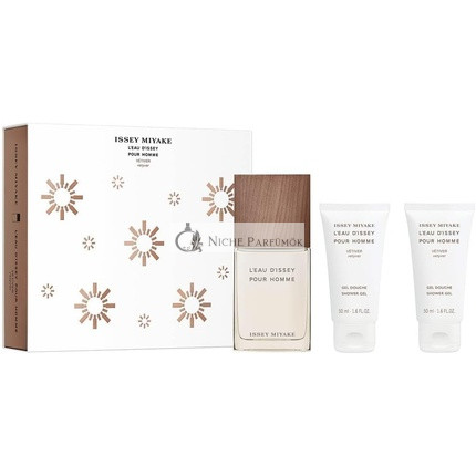 Issey Miyake L'Eau d'Issey Pour Homme Vetiver Eau de Toilette Geschenkset, 50ml