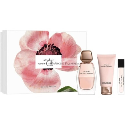 All Of Me by Narciso Rodriguez Női Ajándékcsomag 3 részes, 100 ml EDP, 50 ml Testápoló, 10 ml EDP