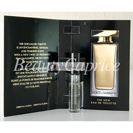 Dolce & Gabbana The One Das Neue Eau De Toilette D&G Spray, 1.5ml