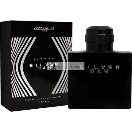 Jeanne Arthes Silver Man Eau de Toilette Spray, 100ml