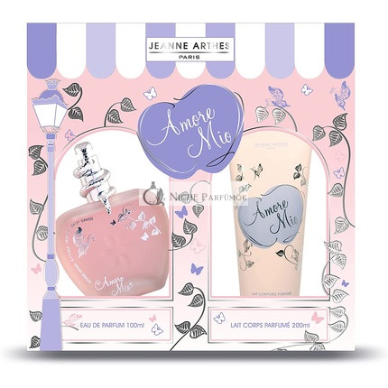 Jeanne Arthes Amore Mio Eau de Parfum 100 ml und Körperlotion 200 ml Set - Hergestellt in Frankreich