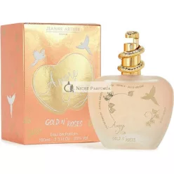   Jeanne Arthes Amore Mio Gold'n'Roses Eau de Parfum für Frauen, hergestellt in Frankreich, 100ml