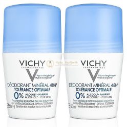 Vichy dezodor 48H Mineral Deodorant 2 x 50 ml