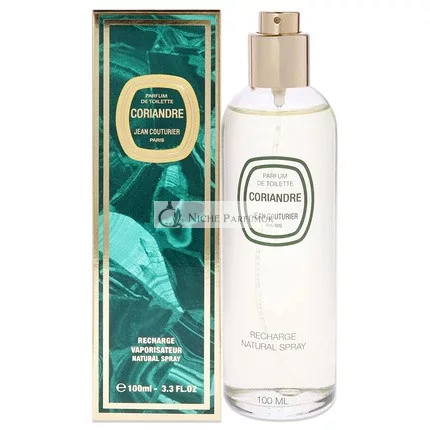 Jean Couturier Coriandre für Frauen 100ml Nachfüllbare Eau de Toilette Spray