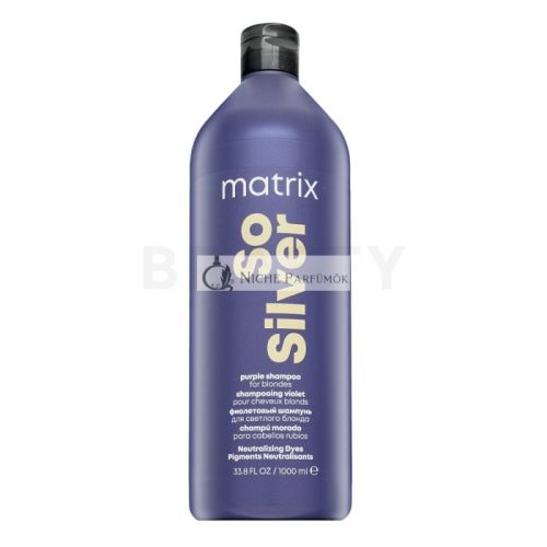 Matrix Total Results Color Obsessed So Silver Shampoo Shampoo für platinblondes und graues Haar 1000 ml