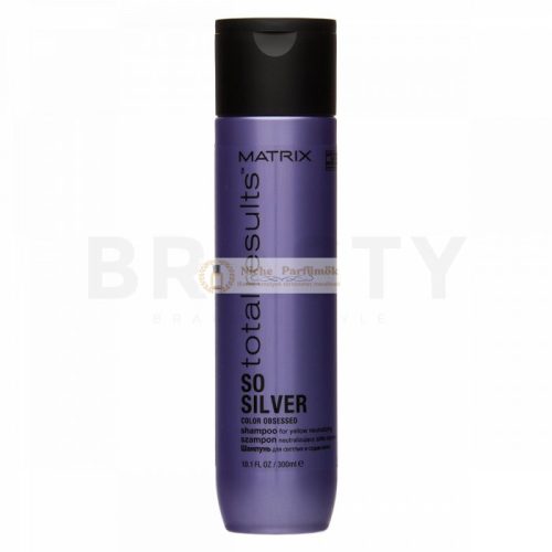 Matrix Total Results Color Obsessed So Silver Shampoo Shampoo für platinblondes und graues Haar 300 ml
