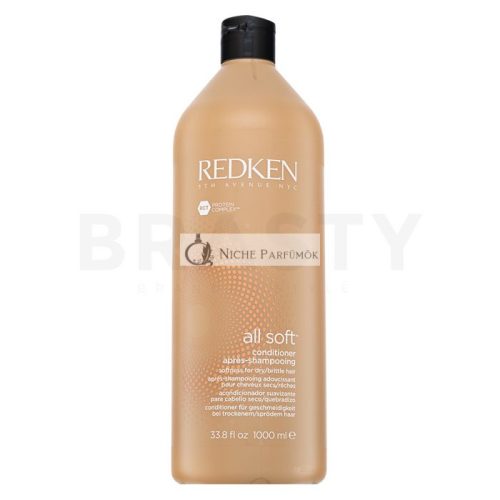 Redken All Soft Conditioner tápláló kondicionáló nagyon száraz és rakoncátlan hajra 1000 ml