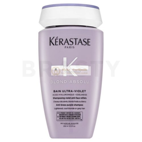 Kérastase Blond Absolu Bain Ultra-Violet Pflegeshampoo für platinblondes und graues Haar 250 ml