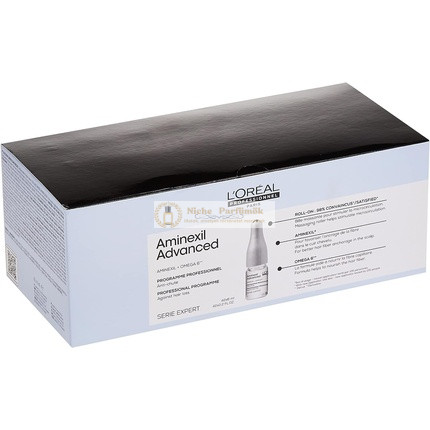 L'Oréal Professionnel Serie Expert Aminexil Advanced Kopfhautserum gegen nicht krankheitsbedingten Haarausfall mit Omega-6, 6ml