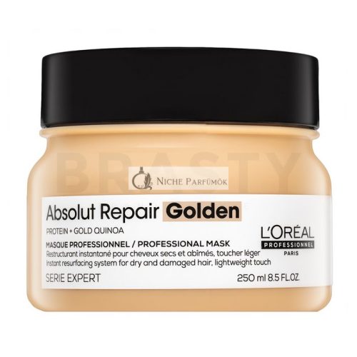 L´Oréal Professionnel Série Expert Absolut Repair Gold Quinoa + Protein Golden Masque pflegende Haarmaske für stark geschädigtes Haar 250 ml