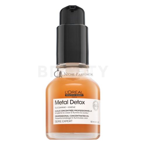 L´Oréal Professionnel Série Expert Metal Detox Professional Concentrated Oil Haaröl für Glanz und Schutz des gefärbten Haars 50 ml