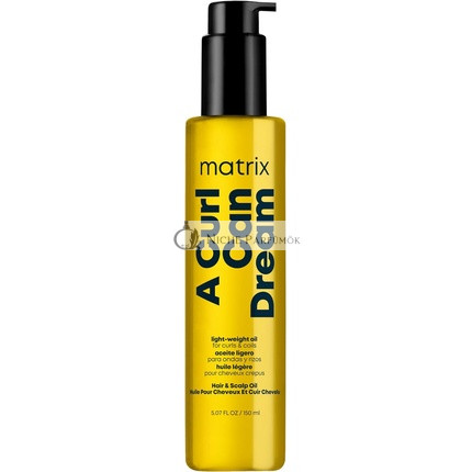 Matrix Total Results A Curl Can Dream Leichte Öl mit Sonnenblumenöl für Lockiges und Krauses Haar, 150ml