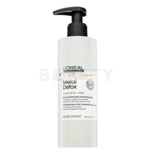 L´Oréal Professionnel Série Expert Metal Detox Professionnal Pre-Shampoo Treatment Feuchtigkeitspflege vor der Haarwäsche für Glanz und Schutz des gefärbten Haars 250 ml