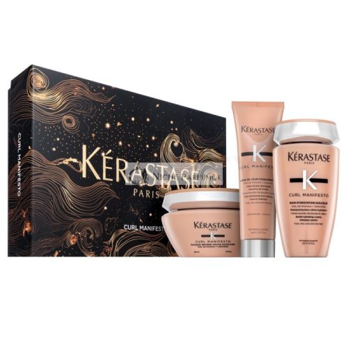 Kérastase Curl Manifesto Set Geschenkset für lockiges und krauses Haar 250 ml + 200 ml + 150 ml