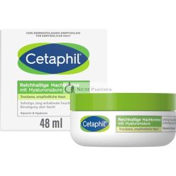 Cetaphil Gazdag Éjszakai Krém Hyaluronsavval, 48g