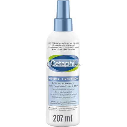 CETAPHIL Optimális Hidratálás Frissítő Testpermet, 207ml
