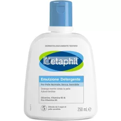   Cetaphil Fluid Tisztító Emulzió Hidratáló Arckrém Érzékeny Száraz és Toleráns Bőrre Illatmentes 250ml