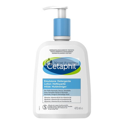 Cetaphil Hidratáló Arctisztító és Testápoló Emulzió Érzékeny, Száraz és Toleráns Bőrre - 470ml