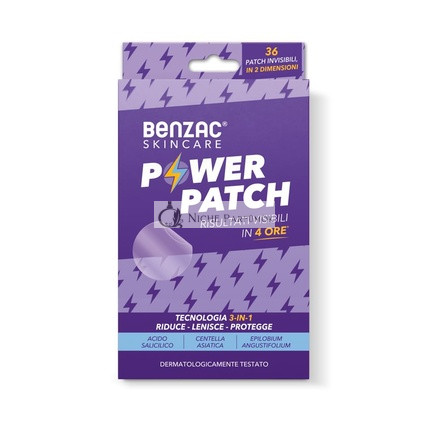 Benzac Bőrkezelés Power Patch Pattanás és Pattanáscsökkentő Szalicilsavval és Centella Asiatica-val