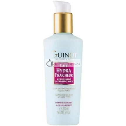 Guinot 200ml Hydra Fraicheur Erfrischende Reinigungsmilch mit Aloe Vera Extrakt