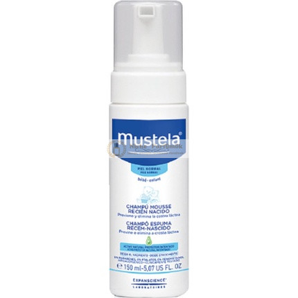 Mustela Schaum Shampoo Für Neugeborene, 150ml