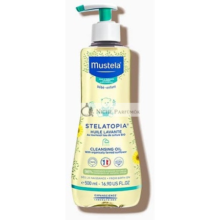 Mustela Bébé Stelatopia Duschöl Cleansing Oil 500 ml