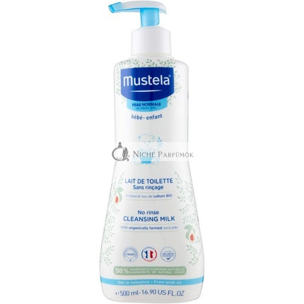 Mustela Reinigungslotion ohne Abspülen 500ml