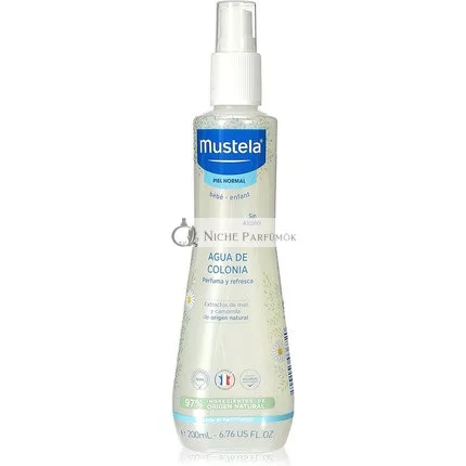 Mustela Alkohol-freies Kölnisch Wasser für normale Haut, 200ml