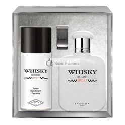   Evaflorparis Whisky Sport Geschenkbox Eau de Toilette 100ml + Deodorant 150ml + Geldbeutel-Set, 520g