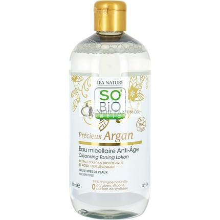 SO'BiO étic Précieux Argan Cosmebio Tisztító Tonizáló Lotion