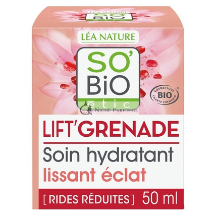 Sobio Etic Hidratáló és Simító Arckrém Bio Gránátalmával - 50 Ml