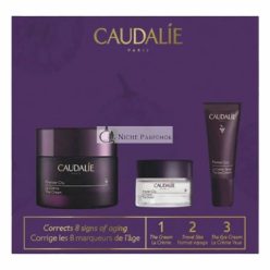   Caudalie Premier Cru Könnyű Krém Bőrápoló Hidratáló Szett 3 Darab