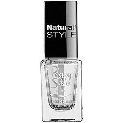 Peggy Sage Védő Fedőlakk Természetes Stílus Mini Körömlakk, 5ml