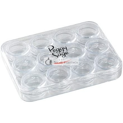 Nagelkunstbox mit 12 Schraubfächern - Leer