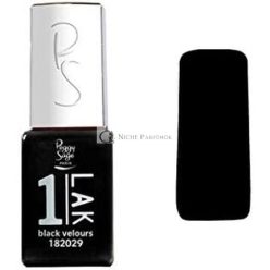   Peggy Sage Mini Fél-Állandó Körömlakk 1-LAK Fekete Velúr 5ml