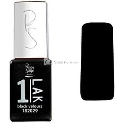 Peggy Sage Mini Fél-Állandó Körömlakk 1-LAK Fekete Velúr 5ml