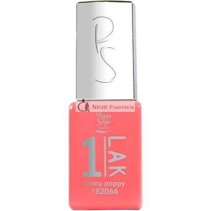 Peggy Sage One-LAK 1-Lépéses Zselés Körömlakk Funny Poppy, 5ml